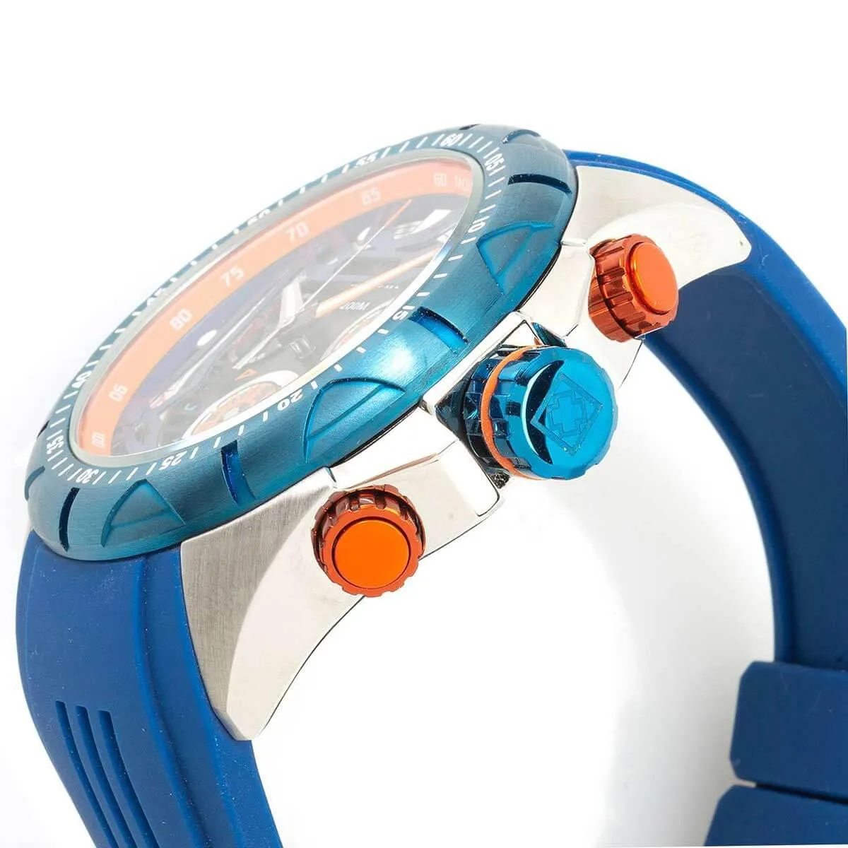 Invicta Men's Chronograph Watch - Hydromax Blue and Black Dial Rubber Strap | 32206
