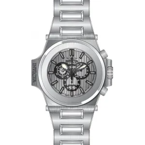 Invicta Men's Chronograph Watch - Reserve Akula Silver Tone Dial Bracelet | 31672