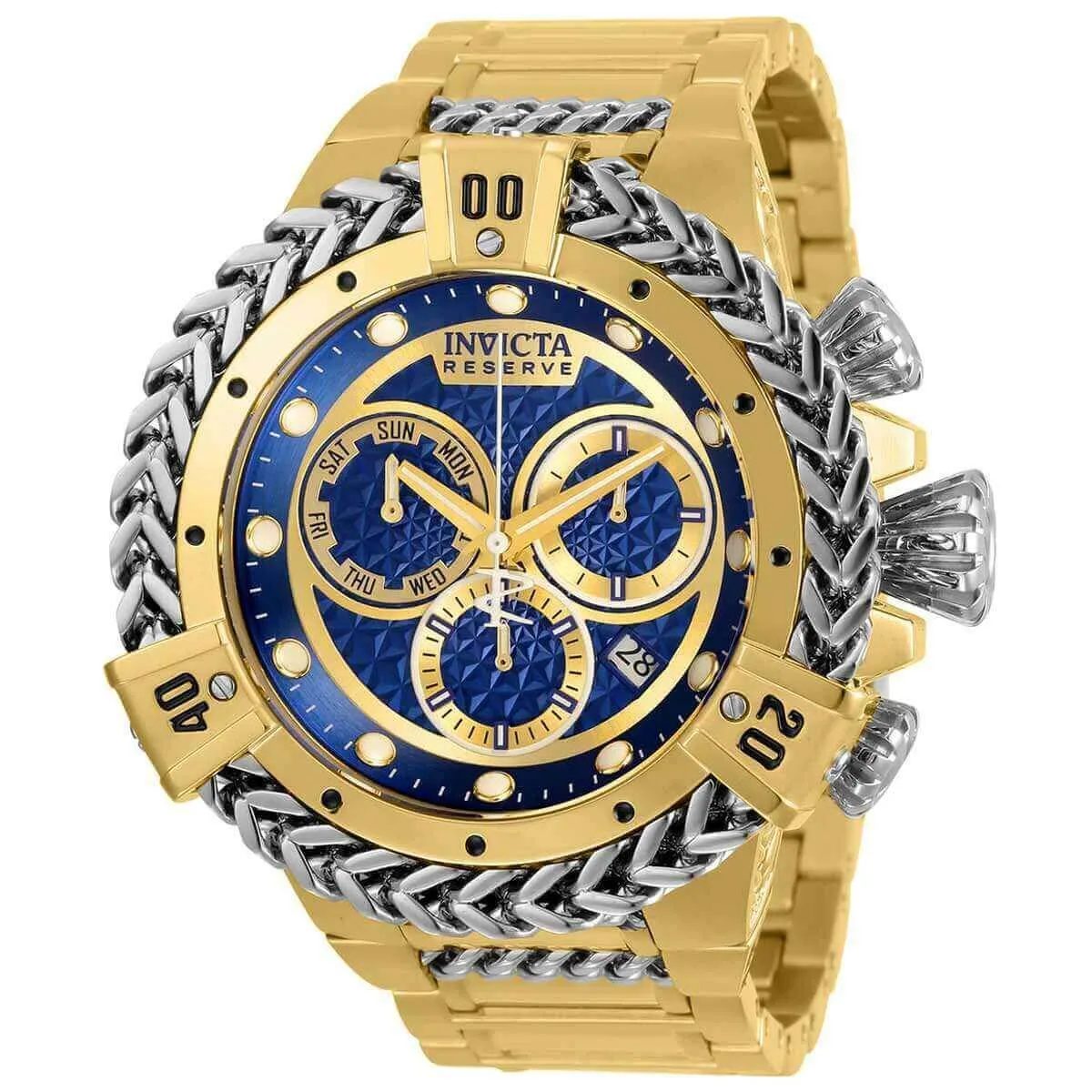 Invicta Men's Chronograph Watch - Reserve Bolt Hercules Yellow Gold Bracelet | 30544