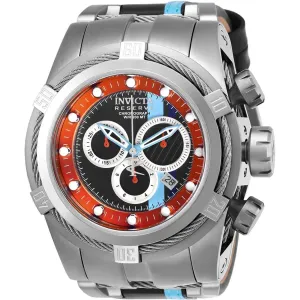 Invicta Men's Chronograph Watch - Reserve Bolt Zeus Black and Light Blue Strap | 26471