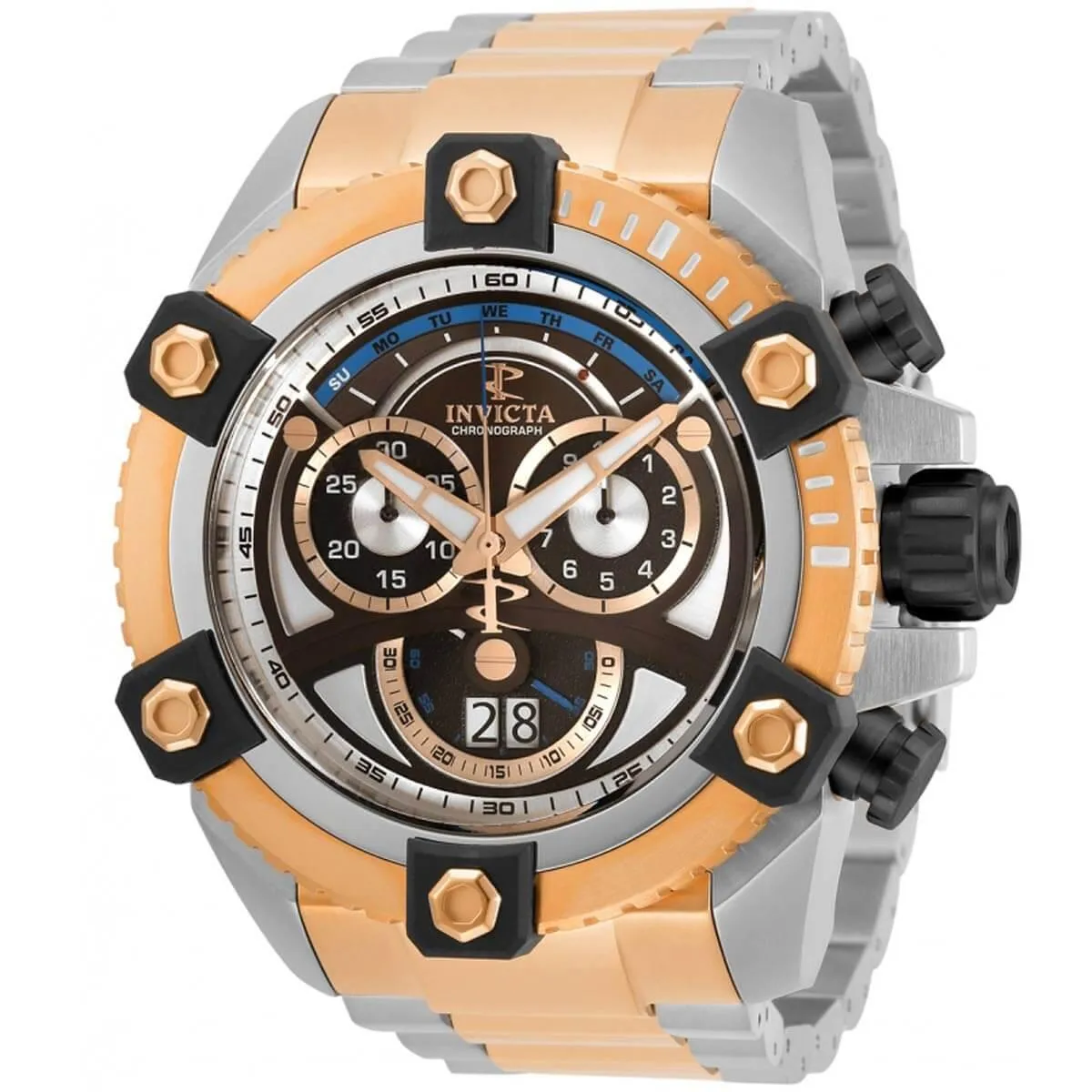 Invicta Men's Chronograph Watch - Reserve Octane Swiss Quartz Steel Bracelet | 31418