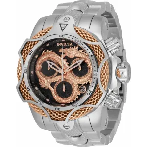 Invicta Men's Chronograph Watch - Reserve Venom Gunmetal and Rose Gold Dial | 31511