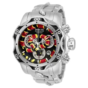 Invicta Men's Chronograph Watch - Reserve Venom Silver Tone Bracelet | 30846