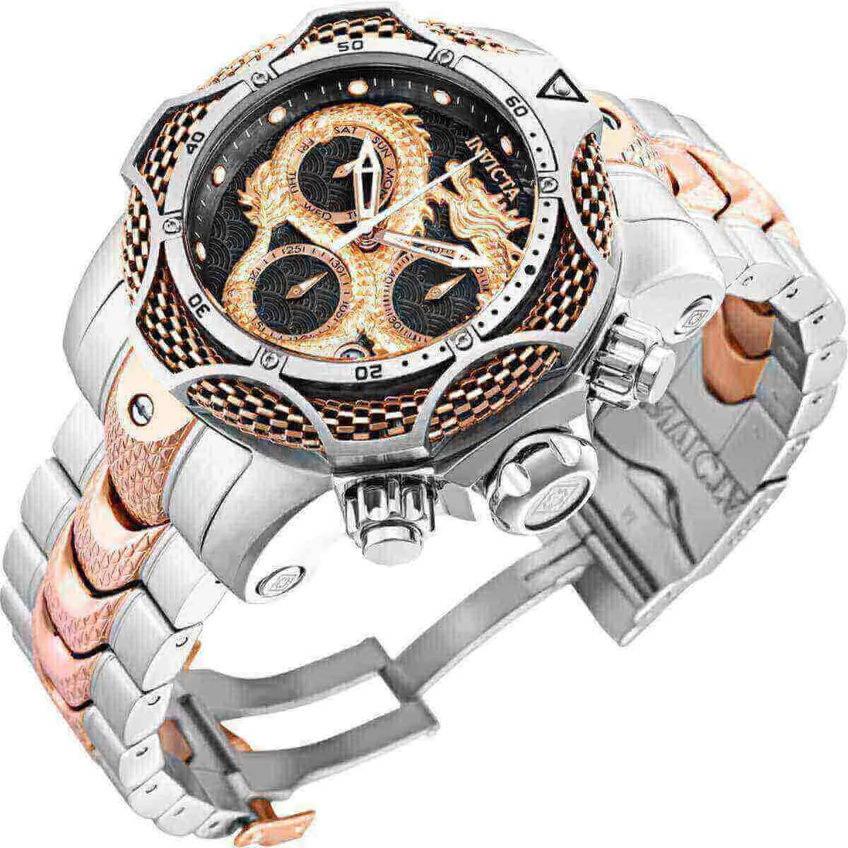 Invicta Men's Chronograph Watch - Reserve Venom Two Tone Bracelet | 31517