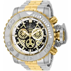 Invicta Men's Chronograph Watch - Sea Hunter Rotating Bezel Two Tone Bracelet | 22131