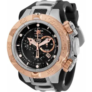Invicta Men's Chronograph Watch - Subaqua Noma V Black Dial Strap | 12880