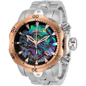 Invicta Men's Chronograph Watch - Venom Silver Stainless Steel Bracelet | 29647