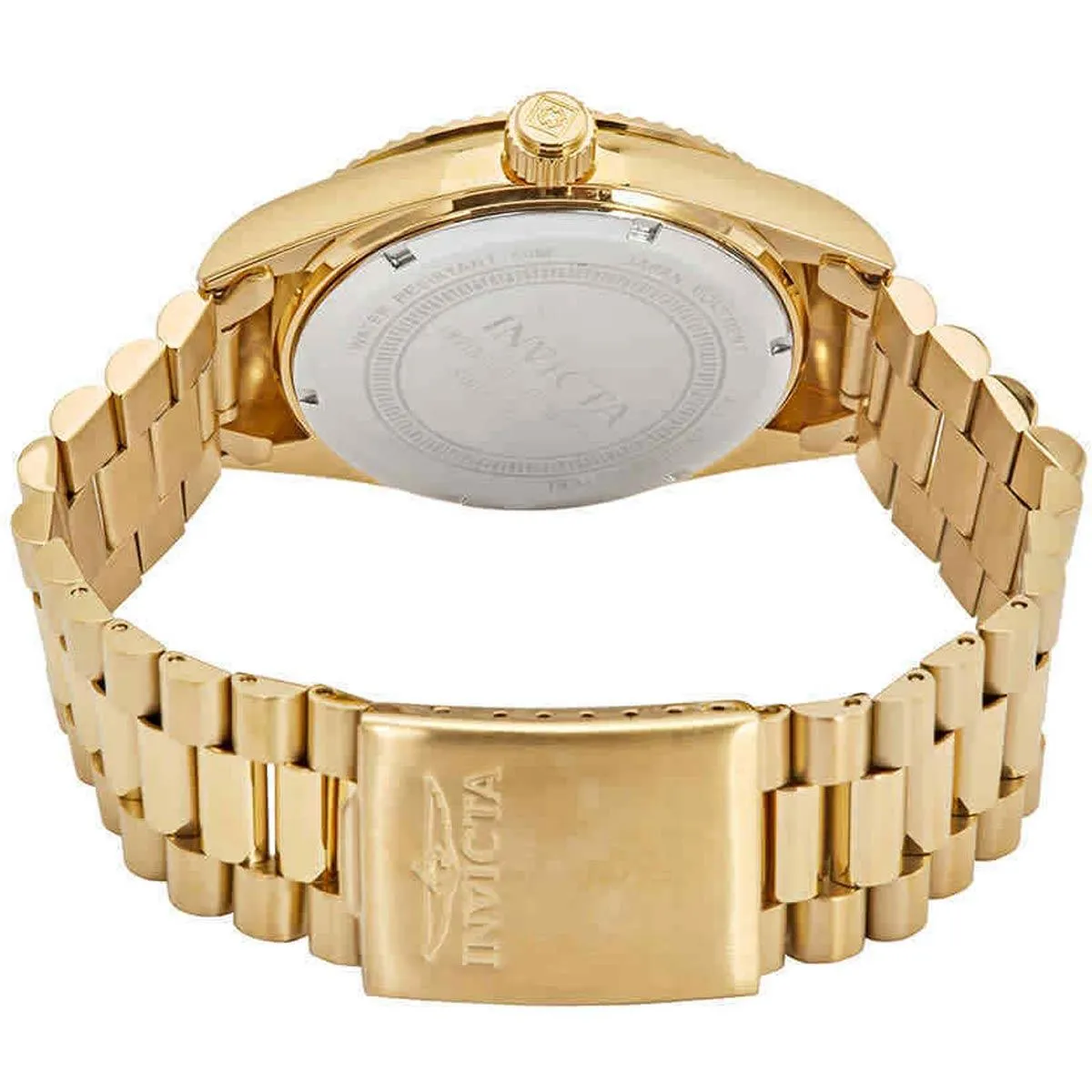 Invicta Men's Japanese Quartz Watch - Specialty Blue Dial Yellow Gold Steel | 29430