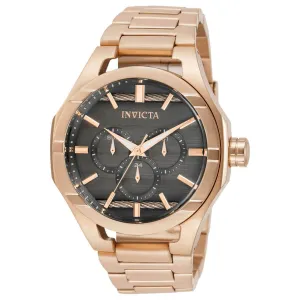 Invicta Men's Quartz Watch - Bolt Charcoal and Rose Gold Dial Bracelet | 31834
