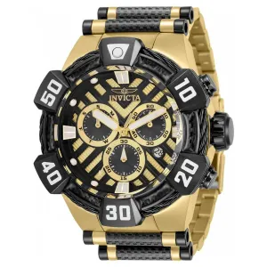 Invicta Men's Quartz Watch - Bolt Chronograph Black and Gold Tone Dial | 32282