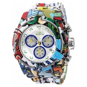 Invicta Men's Quartz Watch - Bolt Chronograph Silver Tone Dial Bracelet | 32414