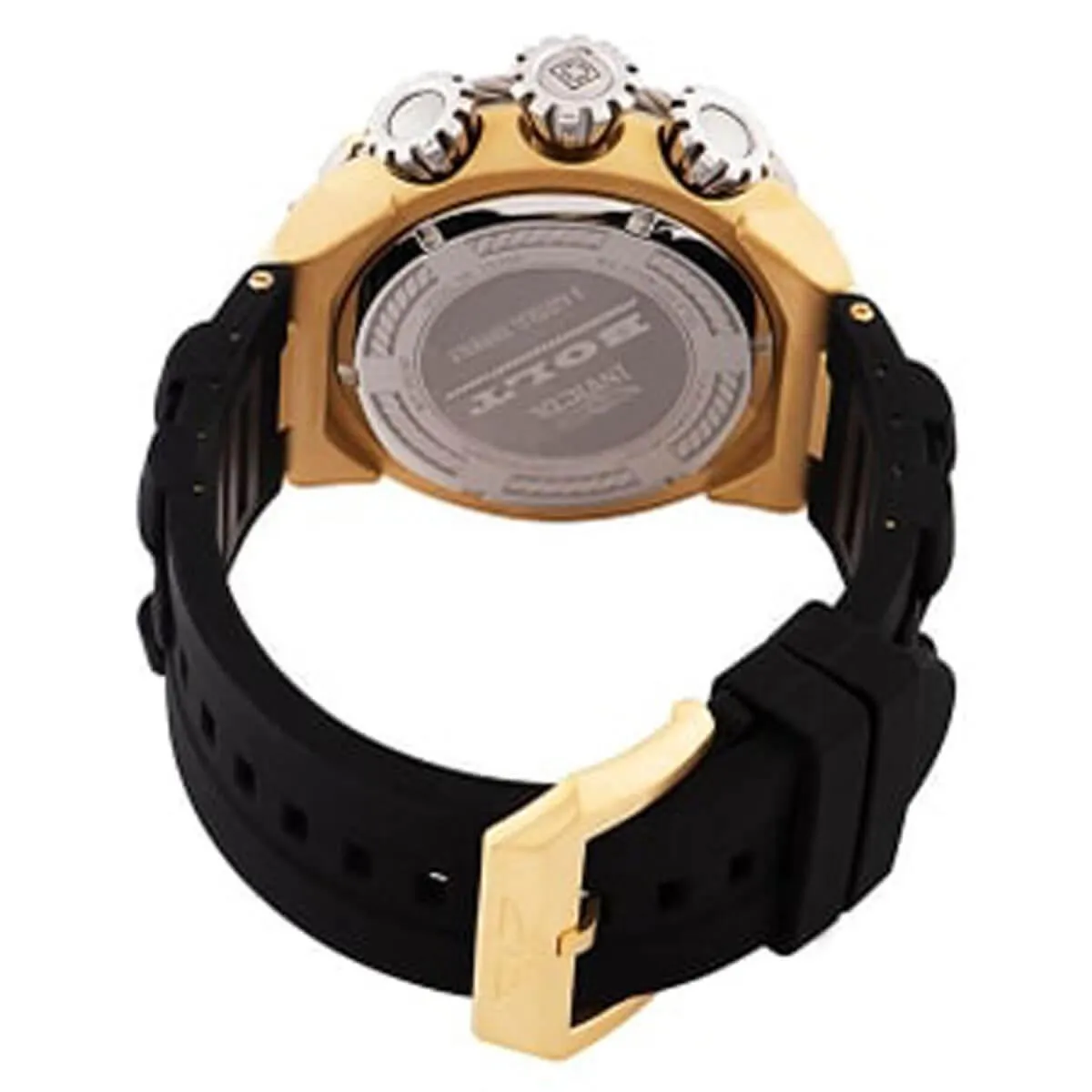 Invicta Men's Quartz Watch - Bolt Thunderbolt Chronograph Black Strap | 33396