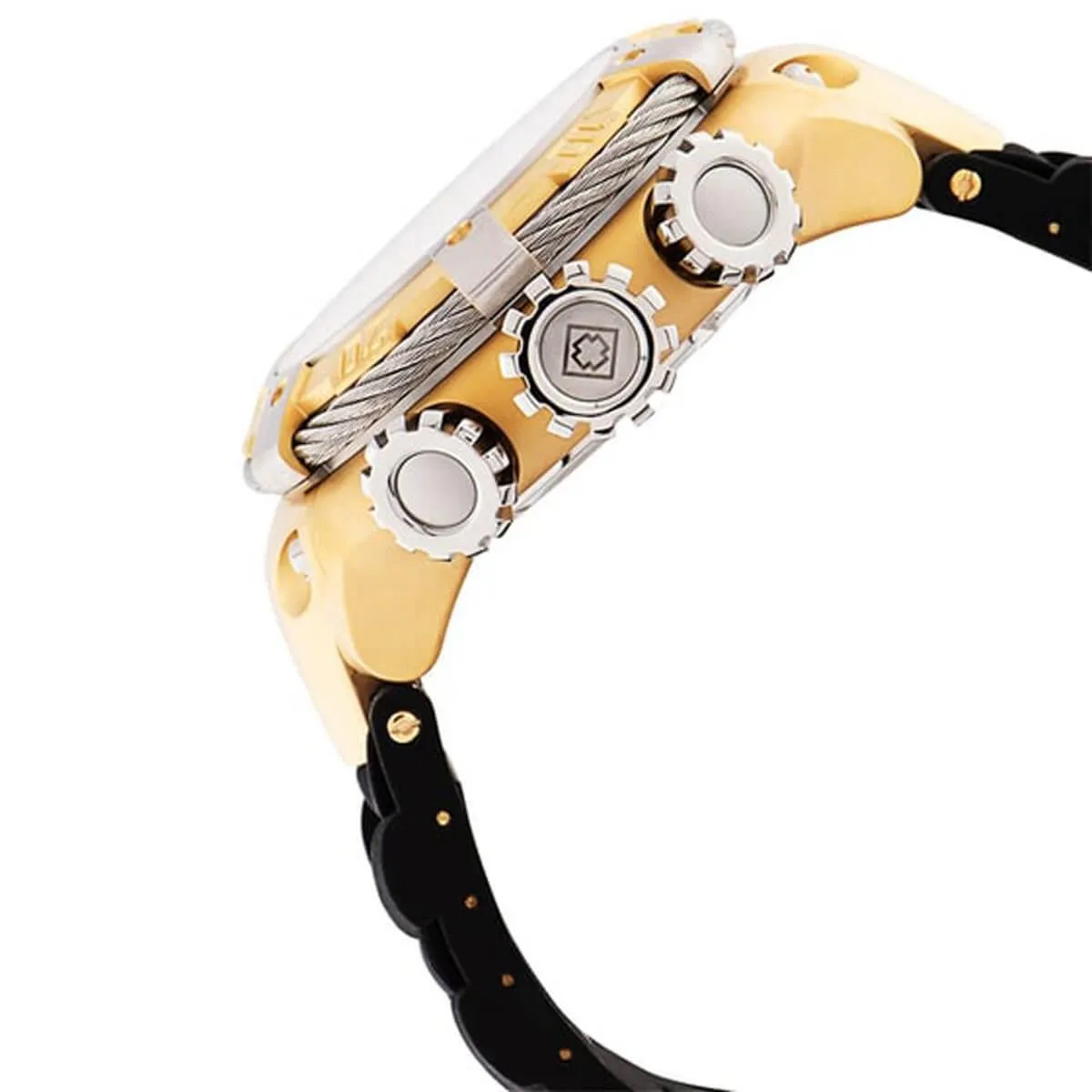 Invicta Men's Quartz Watch - Bolt Thunderbolt Chronograph Black Strap | 33396