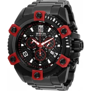 Invicta Men's Quartz Watch - Jason Taylor Chronograph Black and Red Dial | 33993