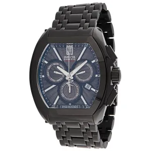 Invicta Men's Quartz Watch - Jason Taylor Chronograph Black Dial Bracelet | 33223