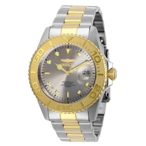 Invicta Men's Quartz Watch - Pro Diver Grey Dial Stainless Steel Bracelet | 29950