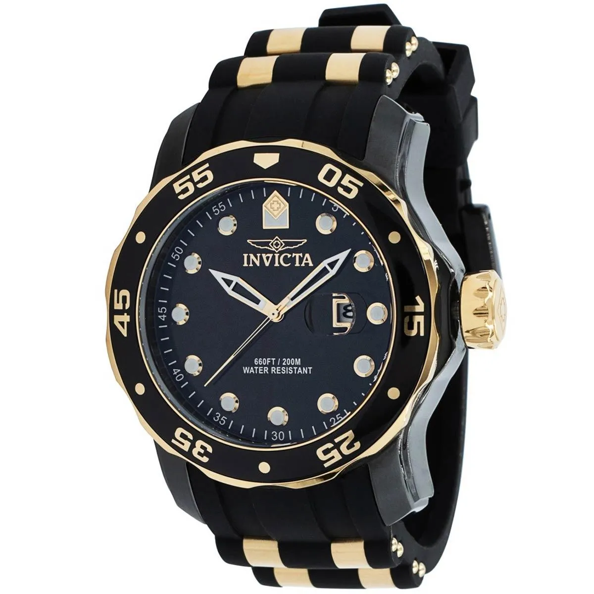 Invicta Men's Quartz Watch - Pro Diver Rotating Bezel Two Tone Strap Dive | 39414