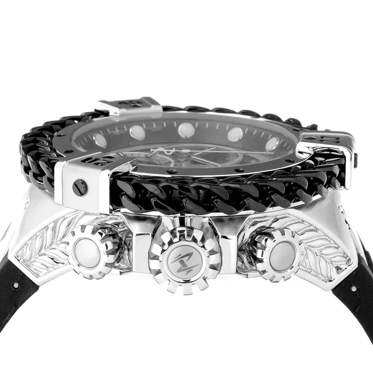 Invicta Men's Quartz Watch - Reserve Herc Chronograph Black Rubber Strap | 33150