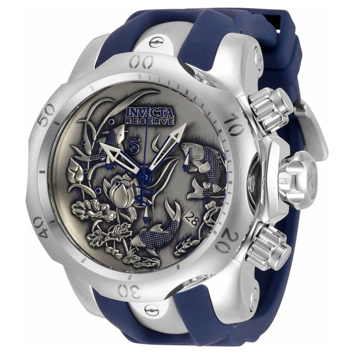 Invicta Men's Quartz Watch - Reserve Venom Koi Chronograph Rotating Bezel | 33353