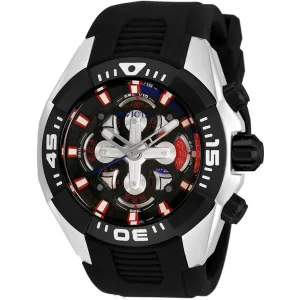 Invicta Men's Quartz Watch - S1 Rally Chronograph Black Silicone Strap | 30318