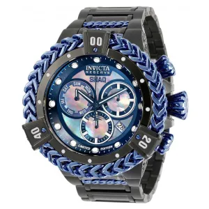 Invicta Men's Quartz Watch - Shaq Blue and Black Bezel Mother of Pearl Dial | 33415