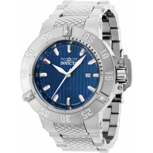 Invicta Men's Quartz Watch - Subaqua GMT Blue Dial Stainless Steel Bracelet | 37213
