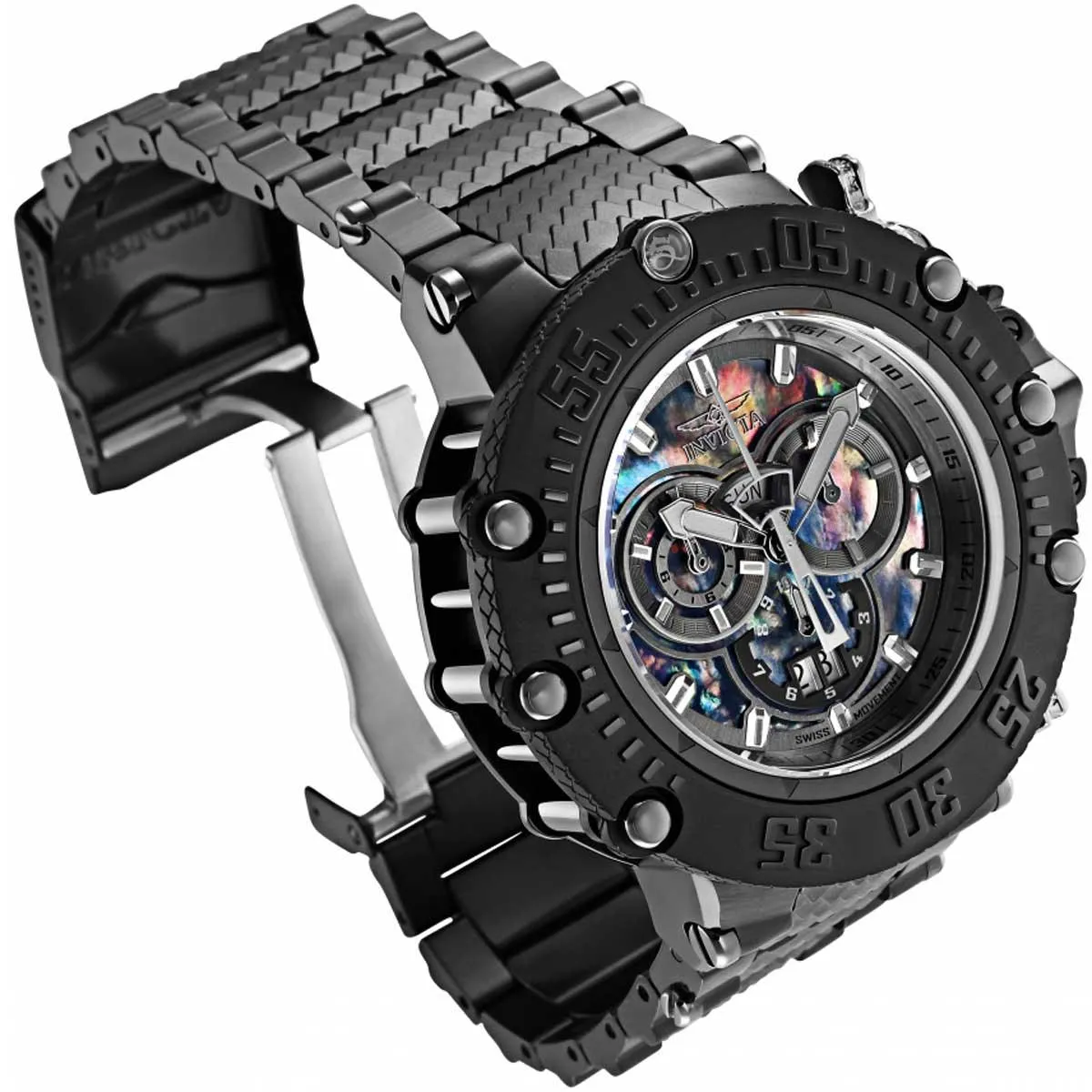 Invicta Men's Quartz Watch - Subaqua Noma VII Chronograph Black Bracelet | 32123