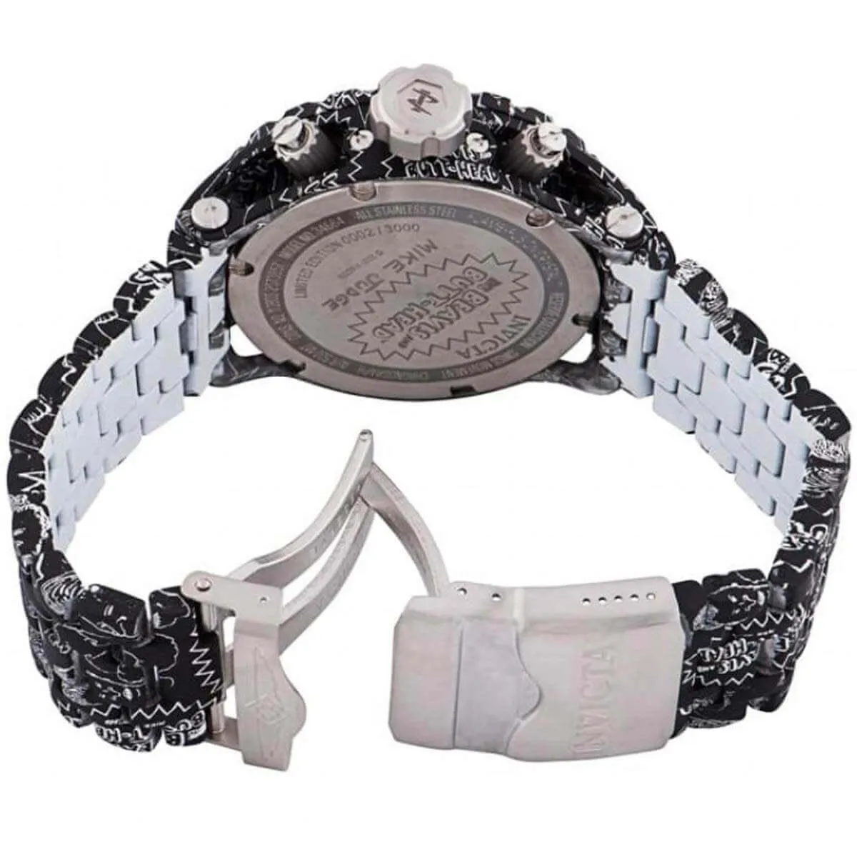 Invicta Men's Watch - Beavis & Butthead Chronograph Black Dial SS Bracelet | 34664