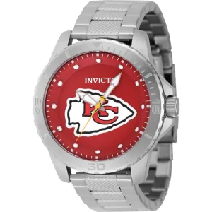 Invicta Men's Watch - NFL Kansas City Chiefs Quartz Red Dial Bracelet | 48089