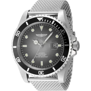 Invicta Men's Watch - Pro Diver Automatic Grey Dial Silver Tone Mesh Bracelet | 48629