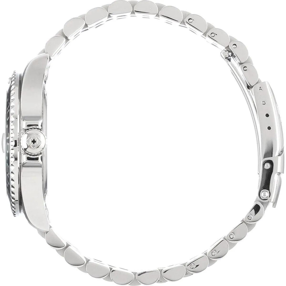 Invicta Men's Watch - Pro Diver Black and Silver Tone Dial Steel Bracelet | 34104