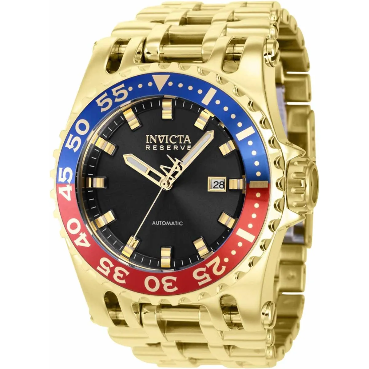 Invicta Men's Watch - Reserve Chaos Yellow Gold Stainless Steel Bracelet | 38706