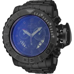 Invicta Men's Watch - Sea Hunter Chronograph Black Stainless Steel Bracelet | 32644