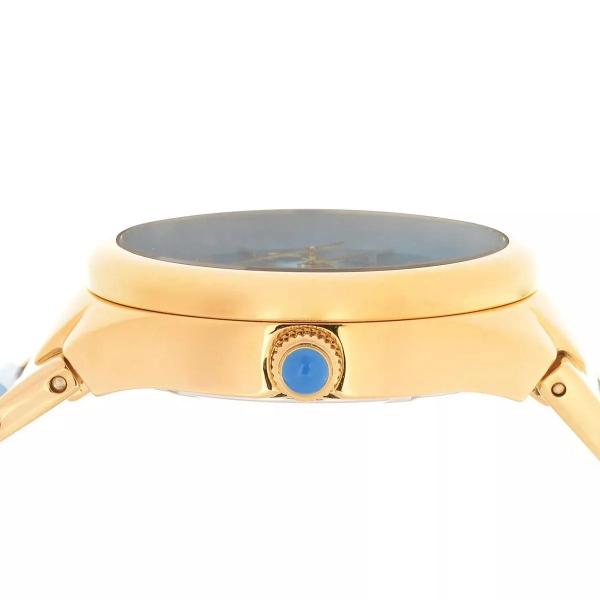 Invicta Quartz Women's Watch - Angel Rose Gold and Blue Dial Bracelet | 32077