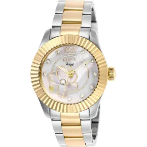 Invicta Women's Crystal Watch - Angel Two Tone Bracelet | 27441