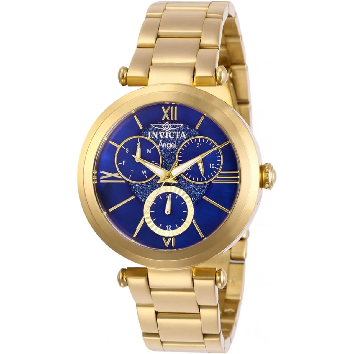 Invicta Women's Quartz Watch - Angel Blue Mother of Pearl Dial Bracelet | 28935
