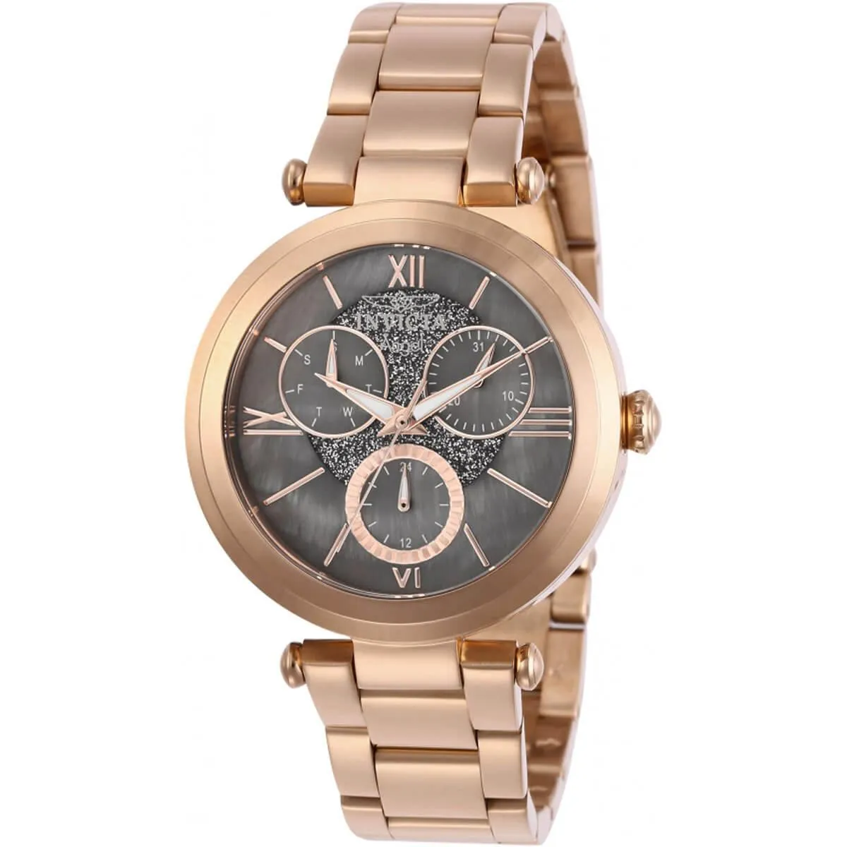 Invicta Women's Quartz Watch - Angel Grey Mother of Pearl Dial Bracelet | 28937