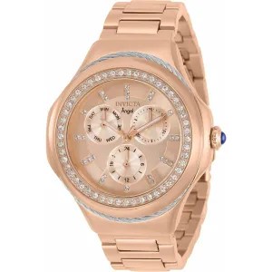 Invicta Women's Quartz Watch - Angel Rose Gold Dial Stainless Steel Bracelet | 31088