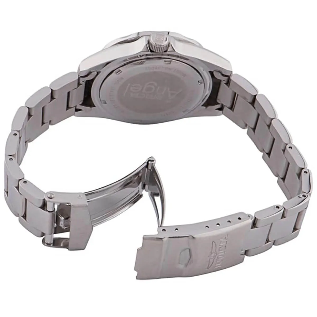 Invicta Women's Quartz Watch - Angel Silver Tone Dial Stainless Steel Bracelet | 36052