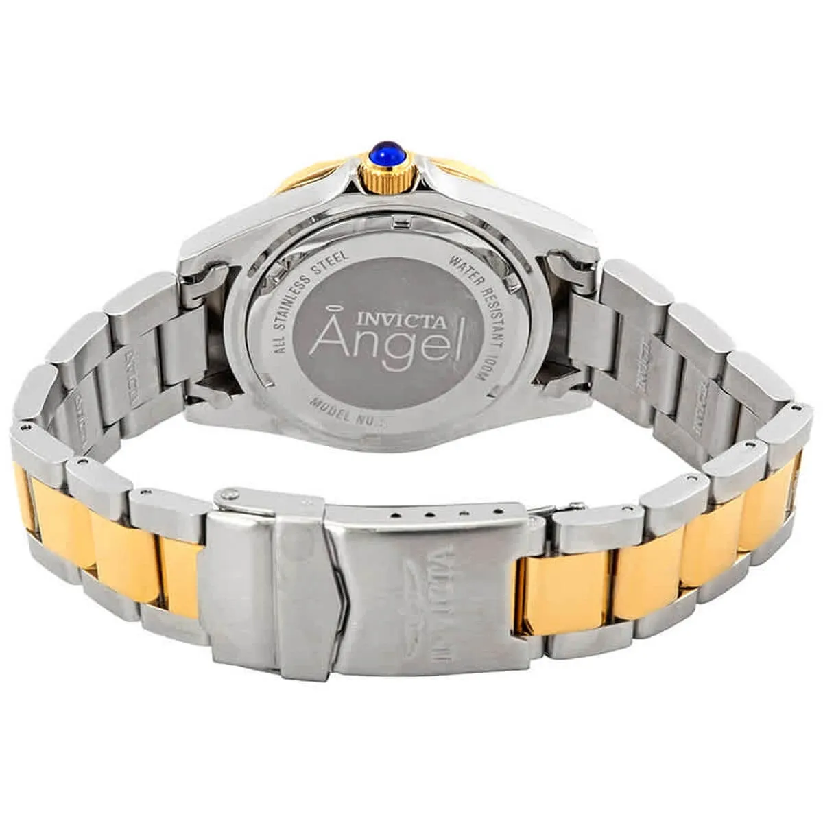 Invicta Women's Quartz Watch - Angel White MOP Dial Two Tone Bracelet | 28437
