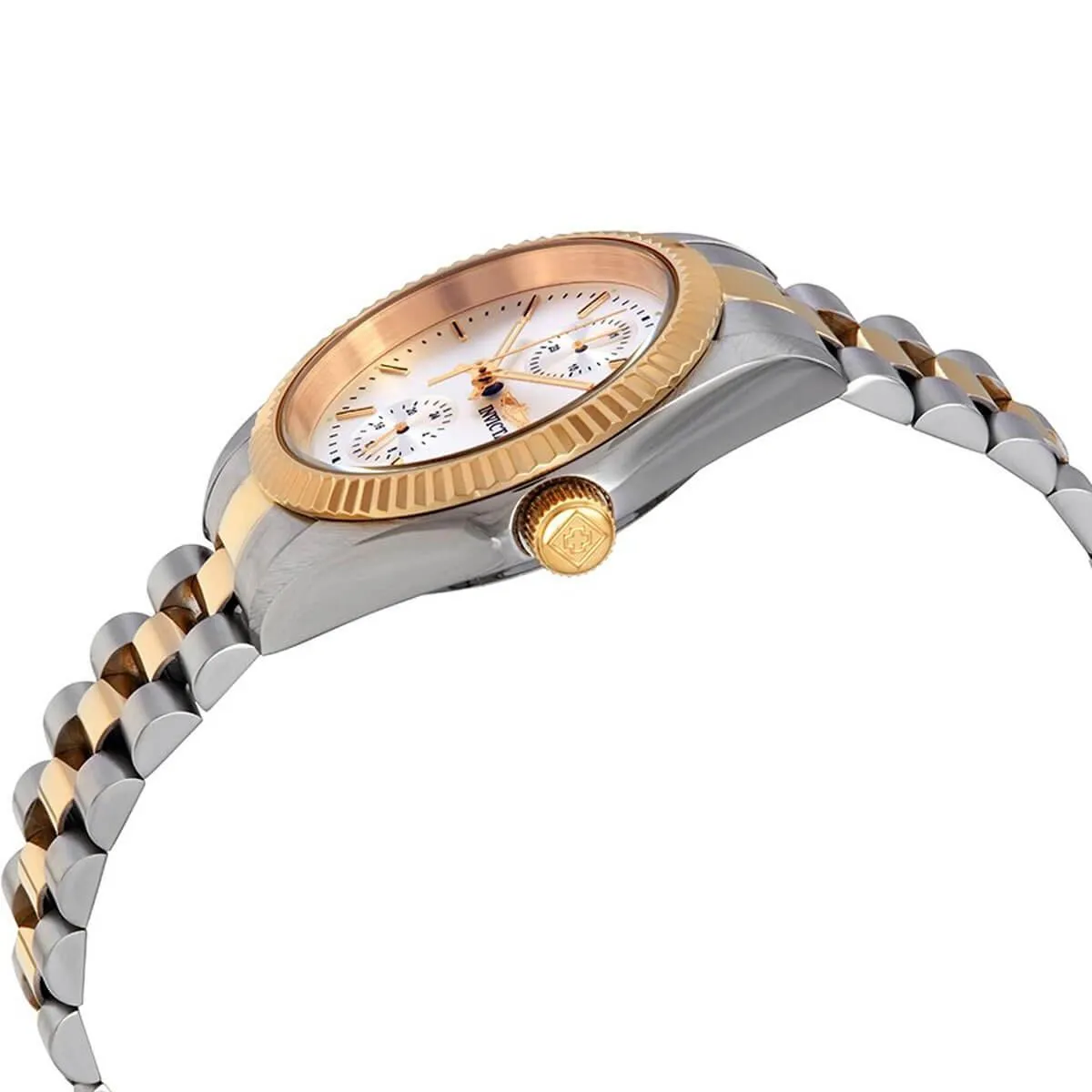 Invicta Women's Quartz Watch - Specialty Silver Tone Dial Two Tone Bracelet | 29440
