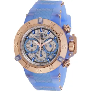 Invicta Women's Watch - Subaqua Noma III TT Light Blue and Rose Gold Strap | 30306