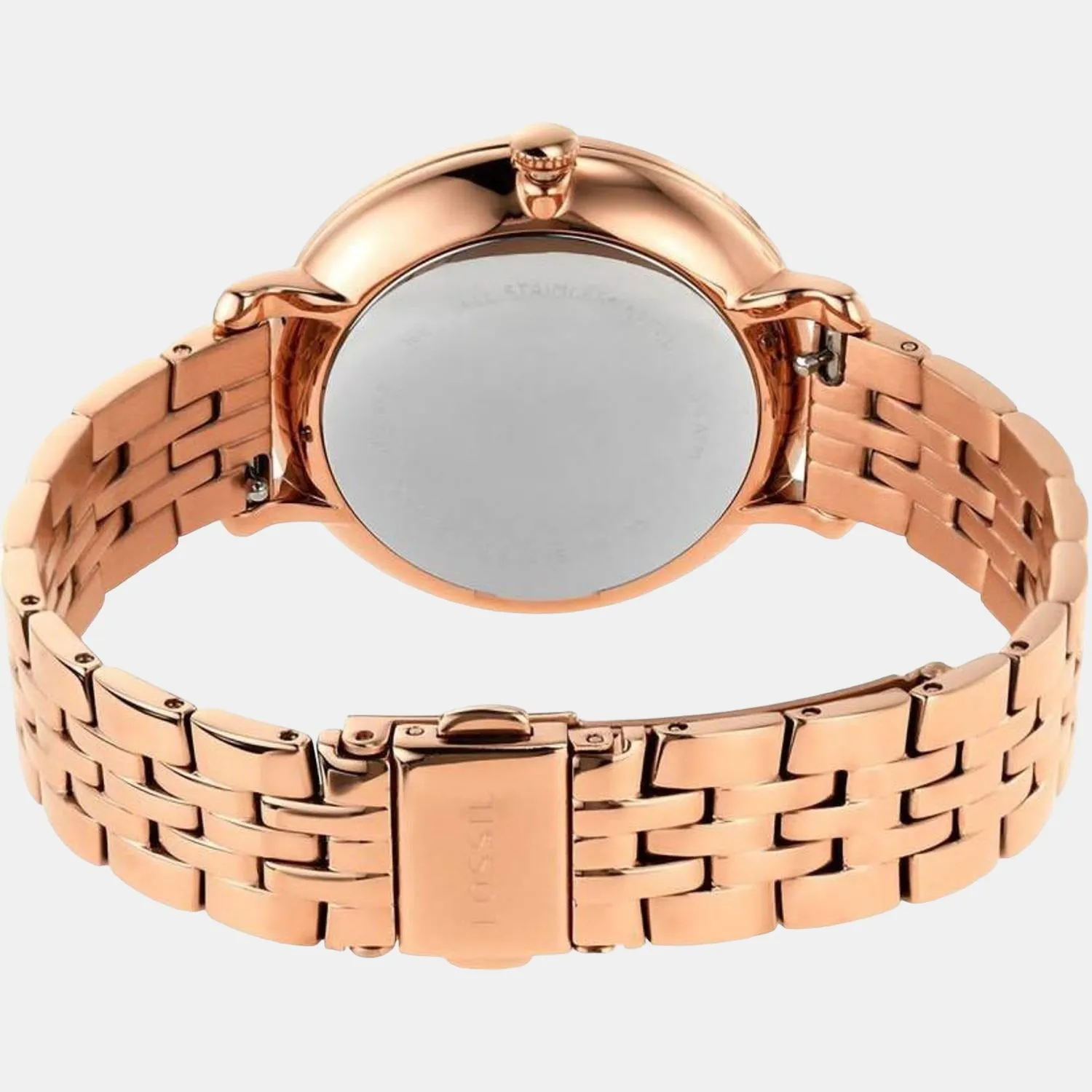 Jacqueline Sun Moon Women Quartz Mother-Of-Pearl Dial Analog Stainless Steel Watch ES5165