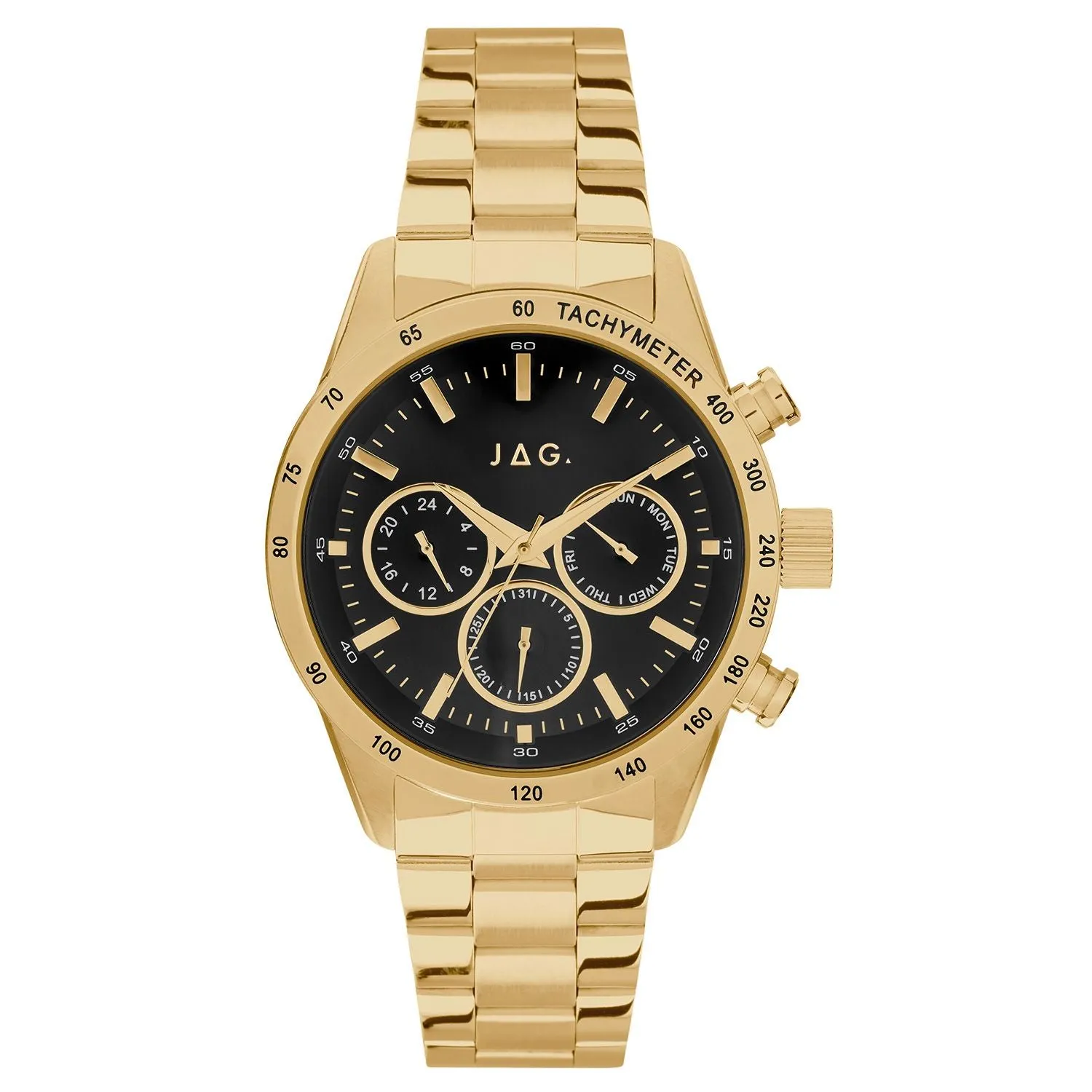 Jag Alain Black Dial 44mm Watch J2330A