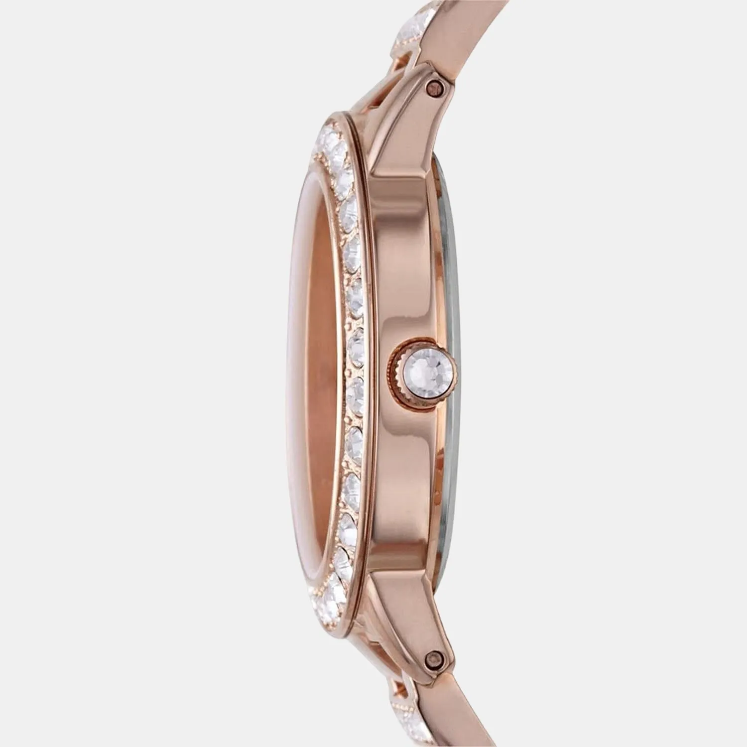 Jesse Women Quartz Rose Gold Dial Analog Stainless Steel Watch ES3020