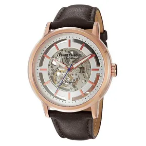 Kenneth Cole Men's Automatic Watch - Skeleton Dial Leather Strap | 10020807