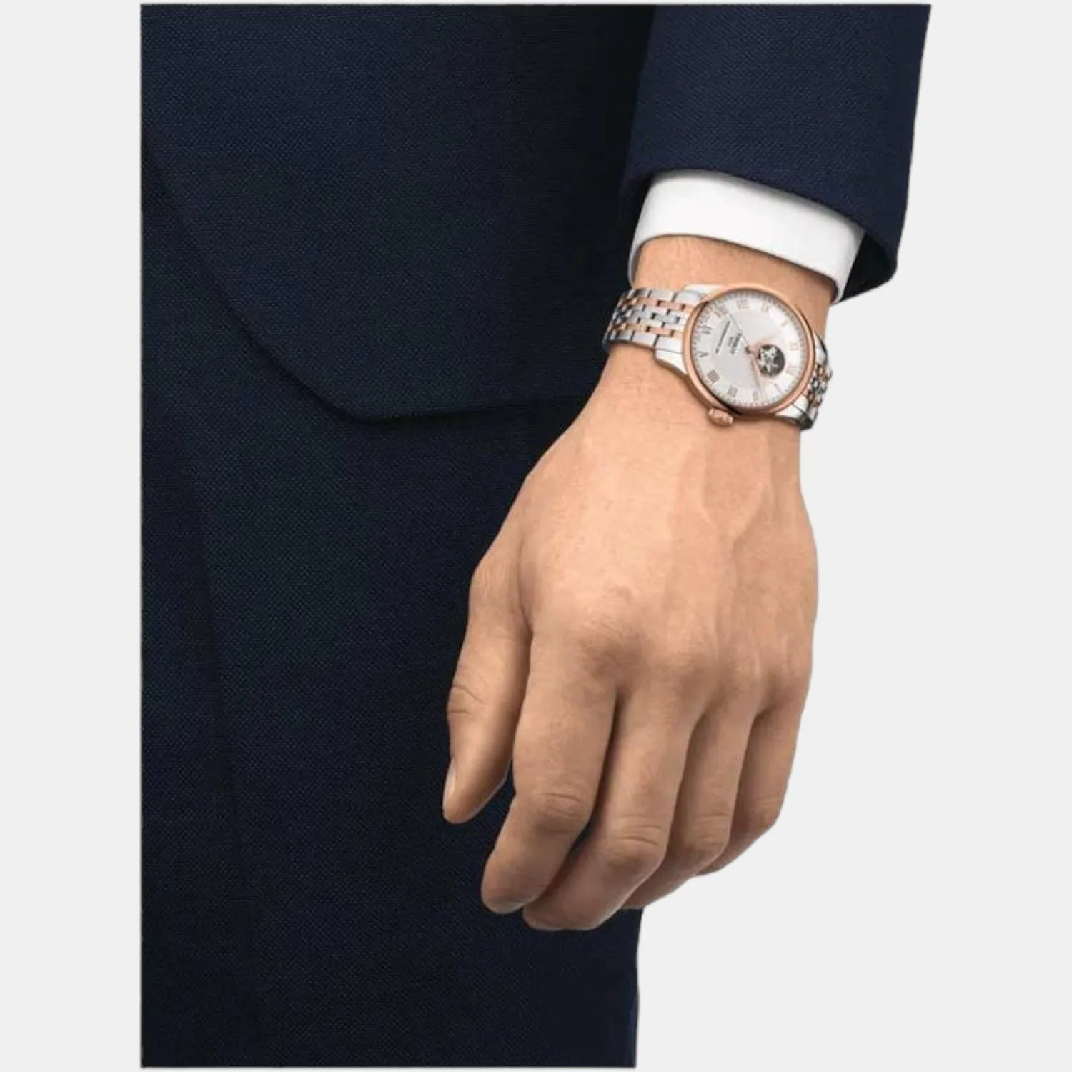 Le Locle Men's Analog Stainless Steel Automatic Watch T0064072203302