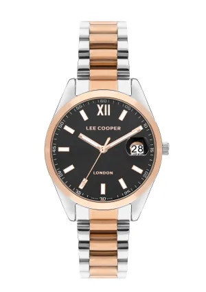 Lee Cooper - LC07827.560 - Women's Super Metal Silver/Rose Gold Watch