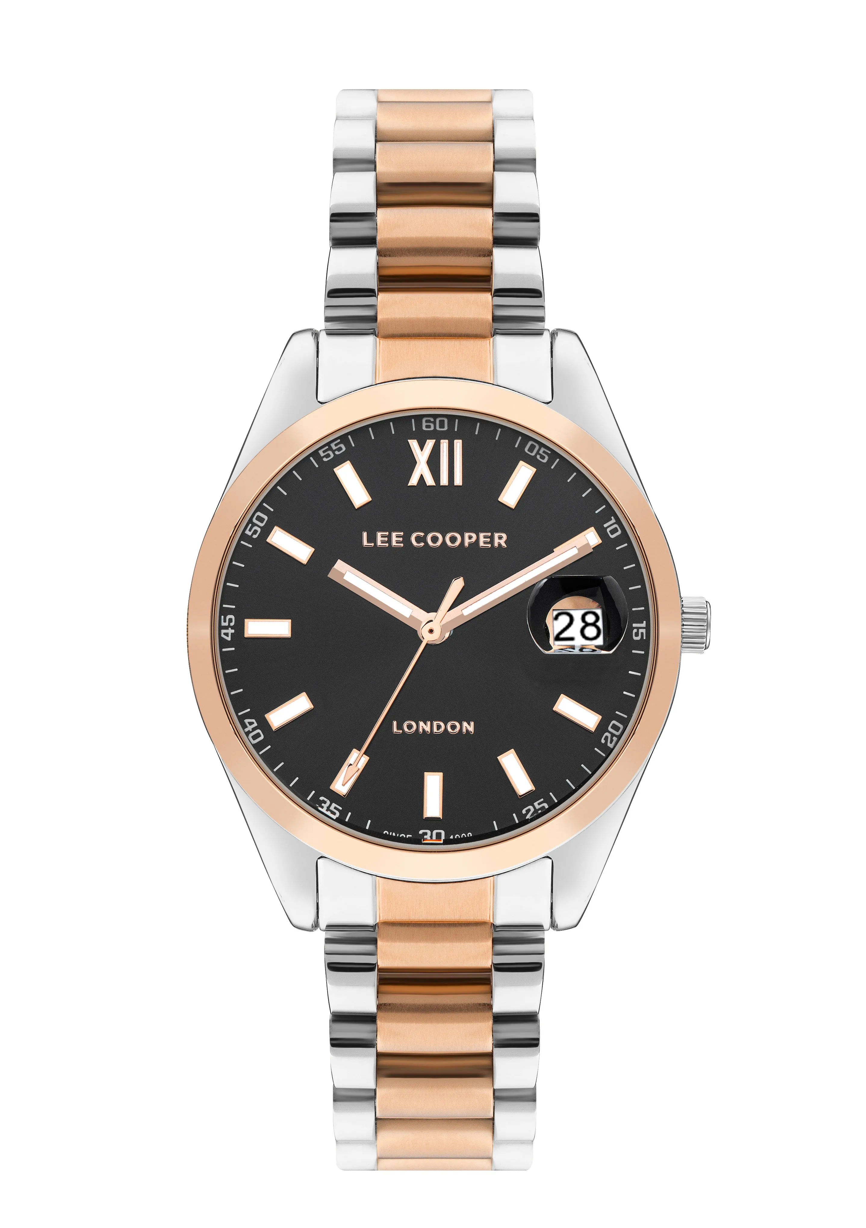Lee Cooper - LC07827.560 - Women's Super Metal Silver/Rose Gold Watch