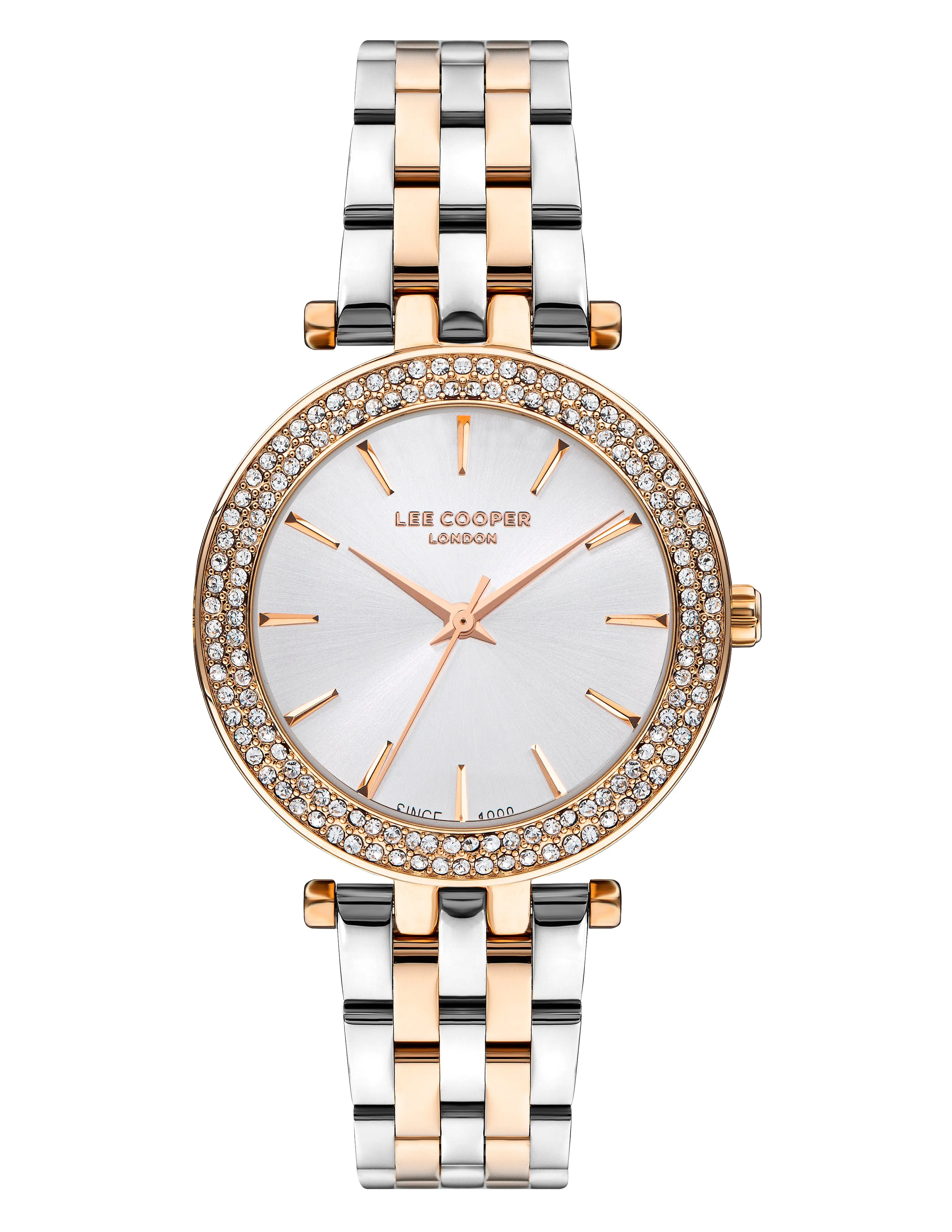 Lee Cooper - LC07864.530 - Women's Super Metal Silver/Rose Gold Watch